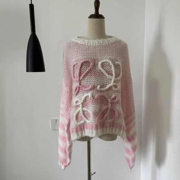 Loewe Anagram Pink Sweater - Picture 2 of 11